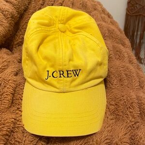 J. Crew Bright Yellow Hat Vintage